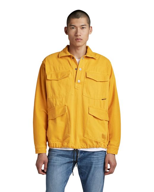 G-Star RAW Shanorak Jacket in het Yellow