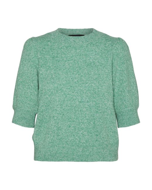 Vero Moda Green Vmdoffy Ga Noos 2/4 O-neck Pullover Sweater