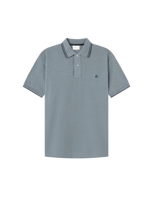 Polo Azul L Springfield de hombre de color Blue
