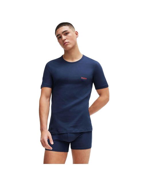 HUGO Underwear_T_Shirt ,Light/Pastel Pink680,XL in Blue für Herren