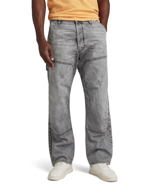G-Star RAW Gray Carpenter 3d Loose Jeans for men