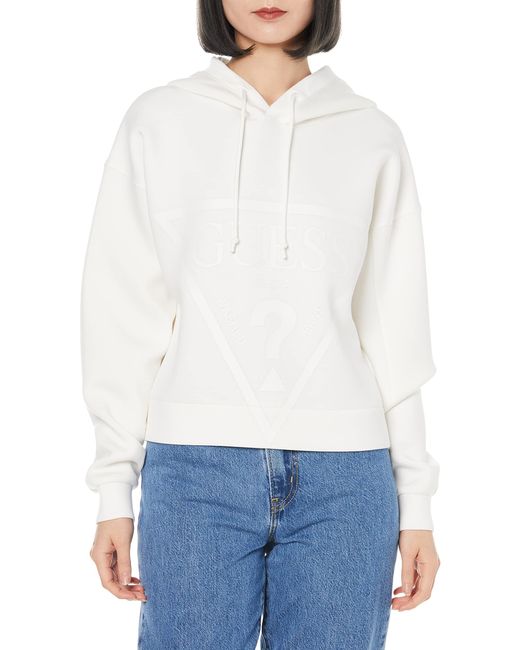 Alisa Hooded Sweatshirt di Guess in White