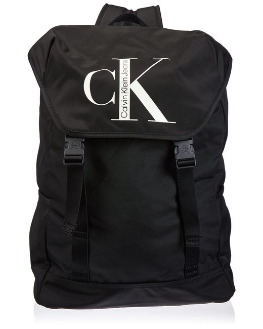Calvin Klein Black Sport Essentials Flap Bp43 Cb Backpack for men