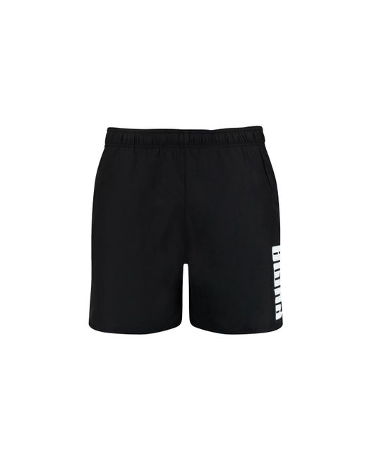 Mid Length Swim Trunks PUMA de hombre de color Black