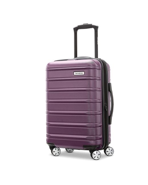 Samsonite Purple Omni 2 Hardside Expandable Luggage With Spinners