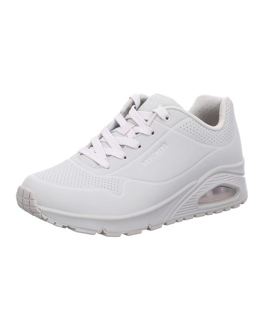 Skechers White UNO Stand ON AIR Sneakers