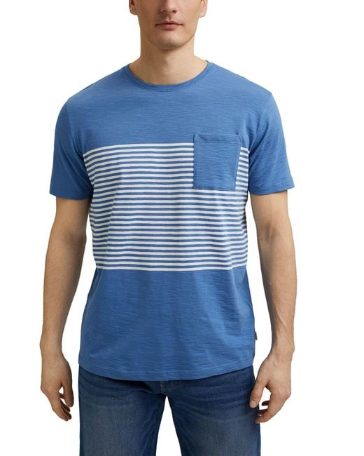 Esprit 041EE2K326 T-Shirt in Blau für Herren - Sparen Sie 44% - Lyst