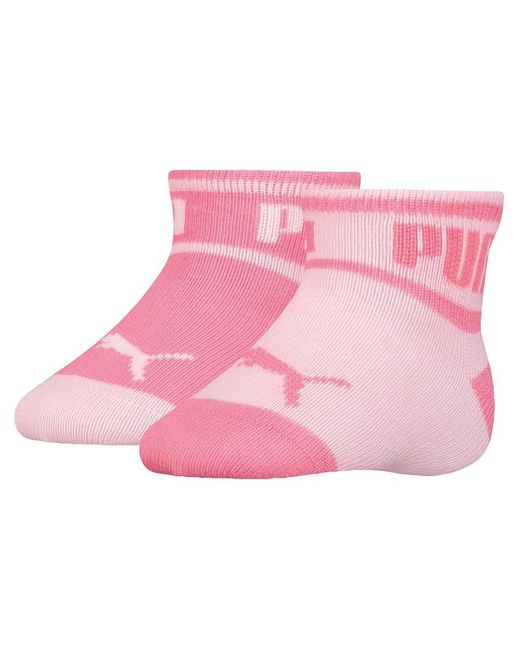 PUMA Sokken Met Opschriften Voor Babyjongens in het Pink
