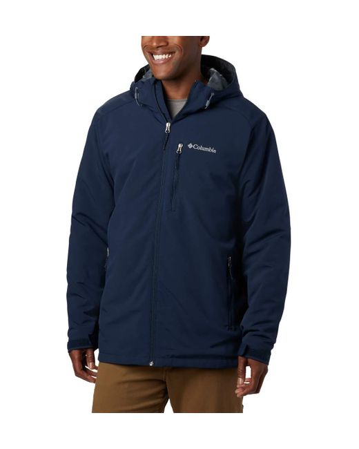Columbia Blue Big & Tall Gate Racer Softshell Jacket for men