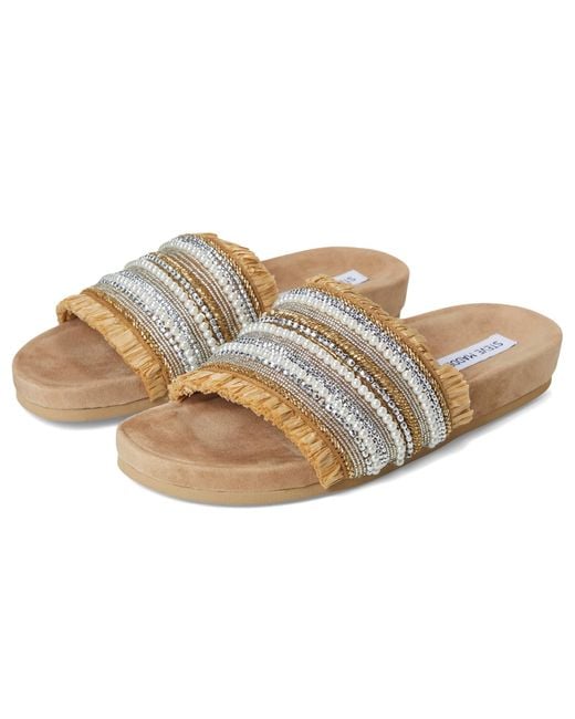 Steve Madden Black Seascape Slide Sandalen