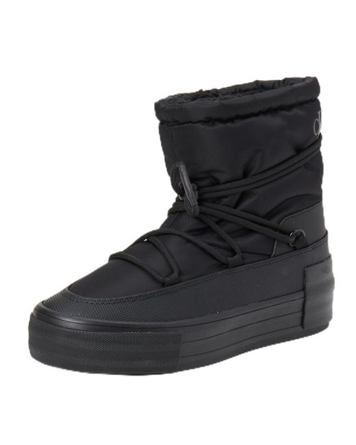 Calvin Klein Black Calvin Klein Flatform Winter Boots