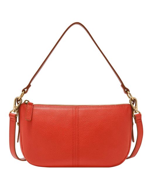 Fossil Red Jolie Crossbody Bag