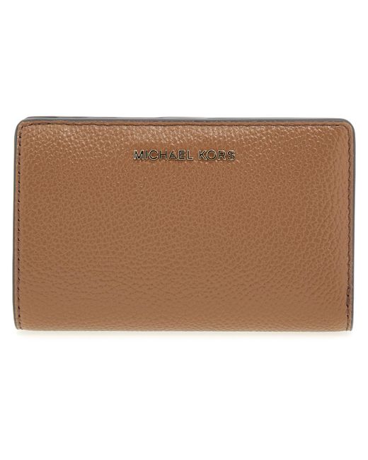 Michael Kors Md Snap Za Wallet in het Brown