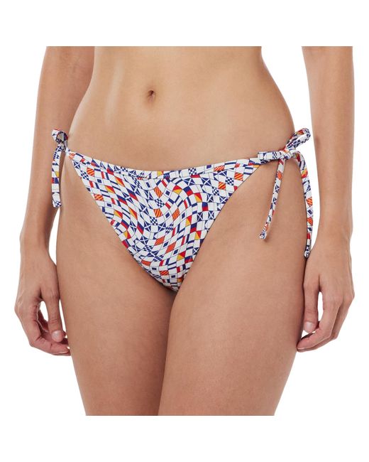 Tommy Hilfiger Blue Tommy Jeans Bikinihose String Side Tie Print Sport