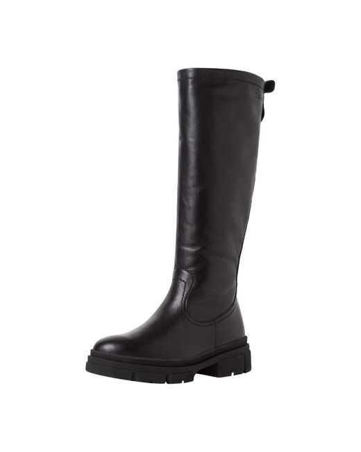 Tommy Hilfiger Black Classic Monochromatic Chelsea Ankle Boots