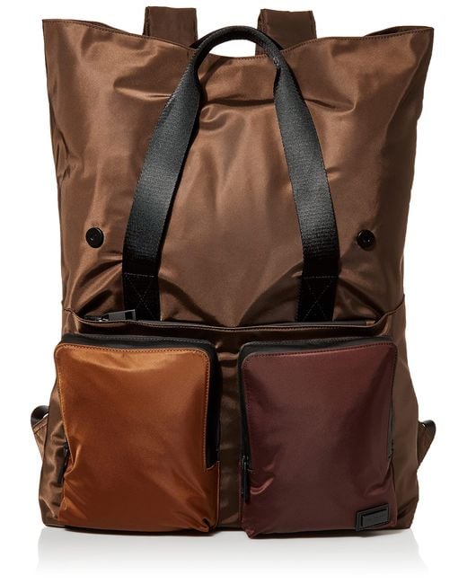 Ted Baker Satin Daintre Backpack in Brown for Men Lyst
