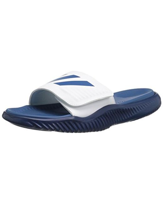adidas Performance Alphabounce Bb Slide Athletic Sandal in Blue for Men |  Lyst