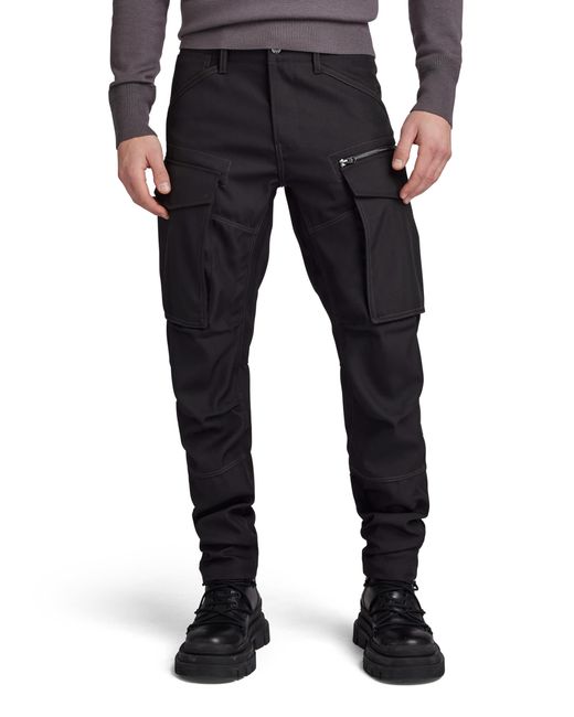 G-Star RAW Blue Rovic Zip 3d Regular Tapered Pants for men