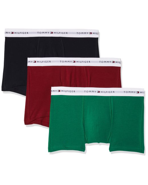 Boxer Lot de 3 Slip Sous-Vêtement Tommy Hilfiger pour homme en coloris Green