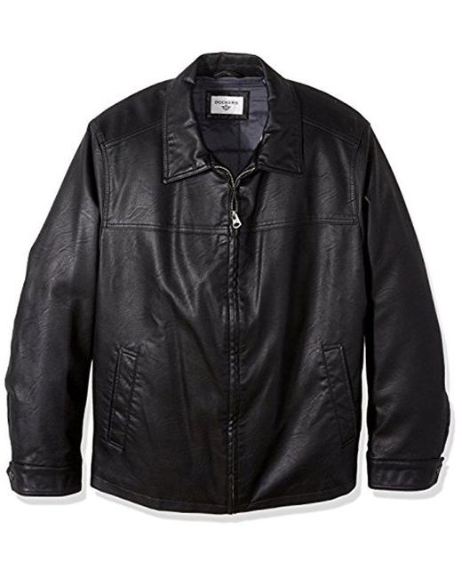 Lyst Dockers Big Smooth Lamb Faux Leather Laydown Collar In Brown Dockers Brown Big Smooth Lamb Faux Leather Laydown Collar Lyst