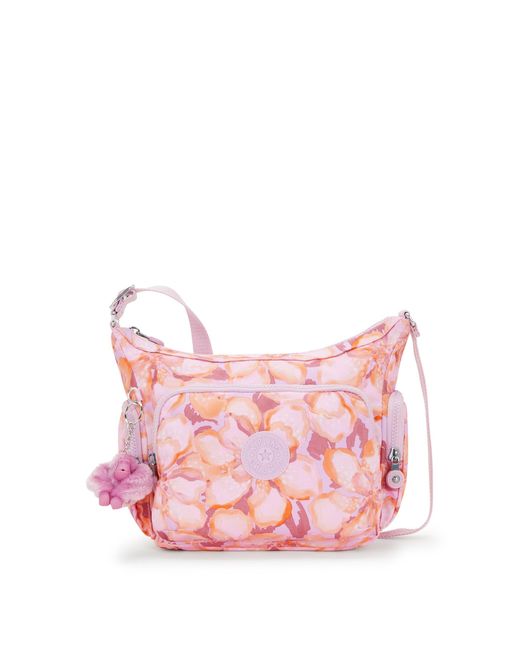 Kipling Pink Crossbody Bag Gabb S Floral Powder Medium