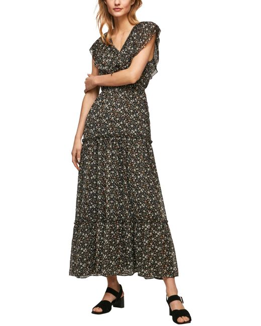 Aroa Dress Pepe Jeans de color Black