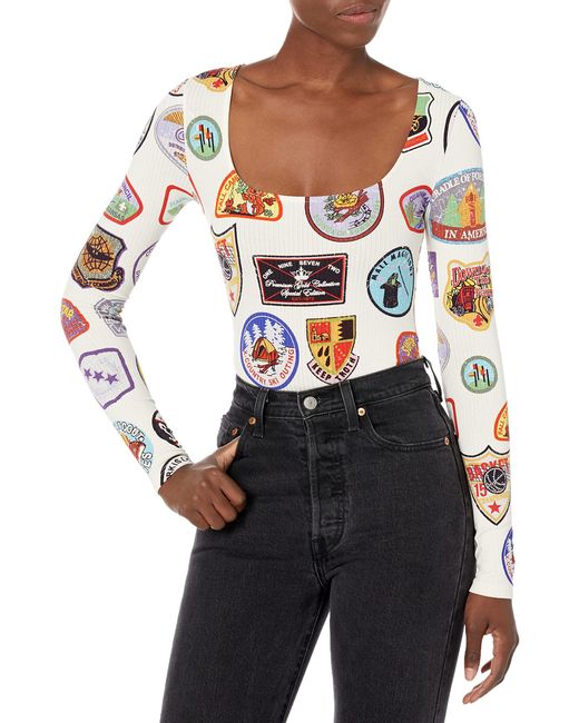 Desigual Body Met Materiaalbewerking in het Multicolor