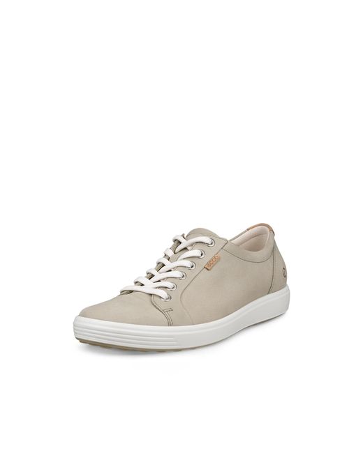 Ecco White Soft 7 Sneaker
