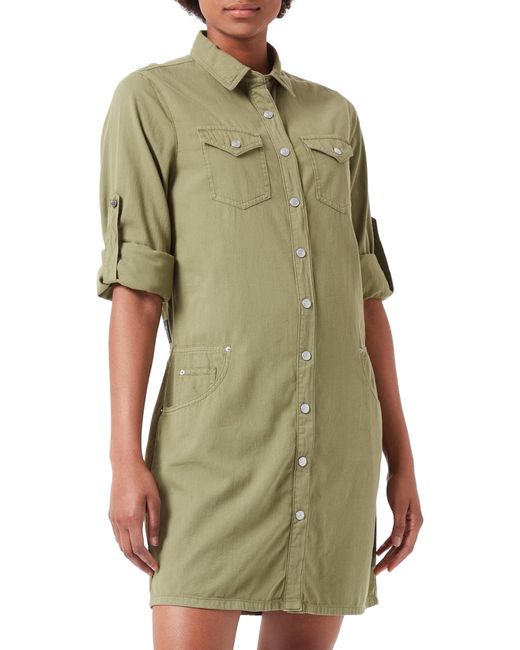 Replay Green W9644 Kleid