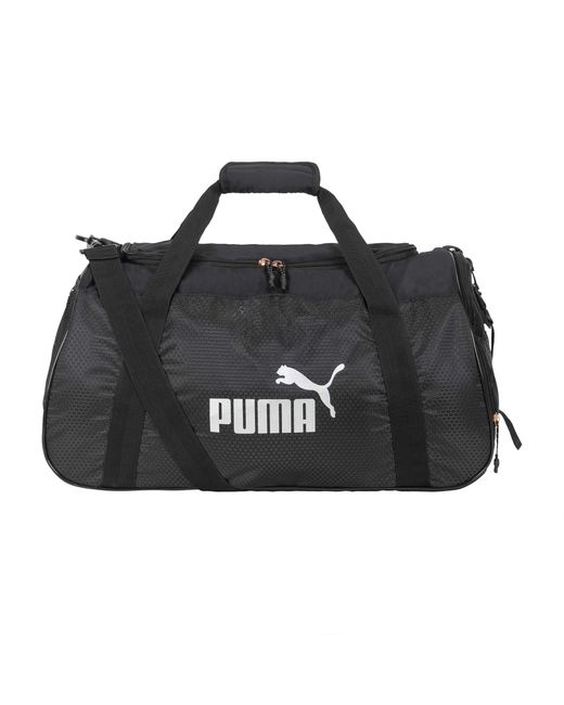 PUMA Evercat Defense Duffel Bag in Black/Silver (Black) - Save 8% | Lyst