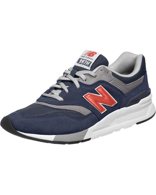 new balance 997h rust yellow blue