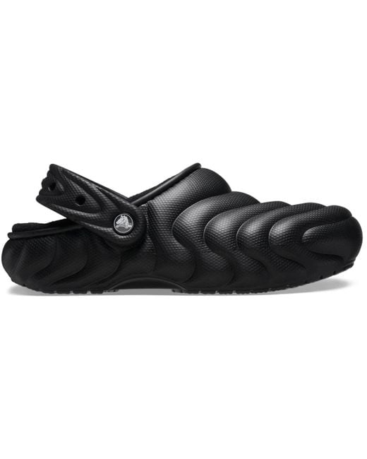 CROCSTM Black Classic Lined Overpuff Clog