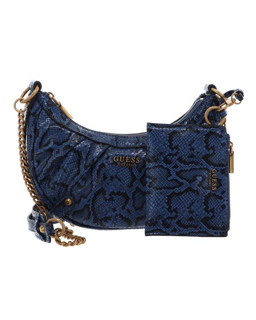 Guess Clelia Mini Crossbody Top Zip Shoulder Bag - Midnight