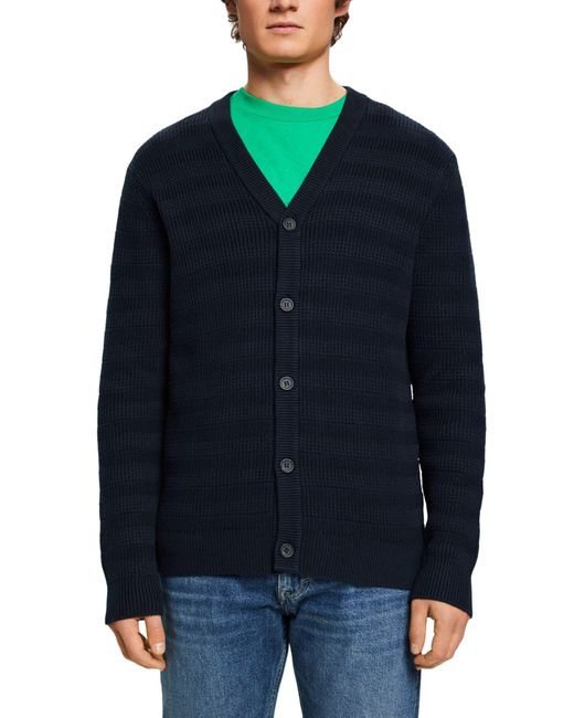 Esprit Blue 123ee2i302 Pullover Sweater for men