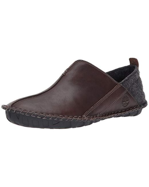 Timberland Front Country Lounger Moccasin Dark Brown 7 D Us for