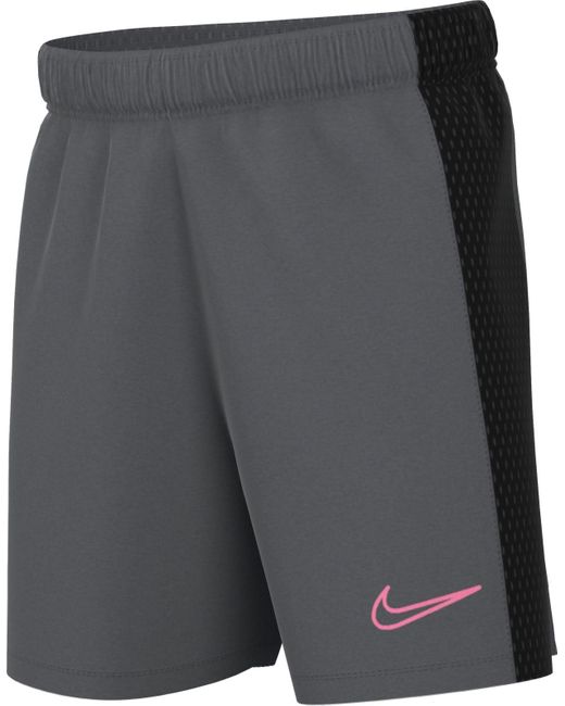 Nike Academy 23 Shorts Iron Grey/black/sunset Pulse 14/16 Jaar in het Gray