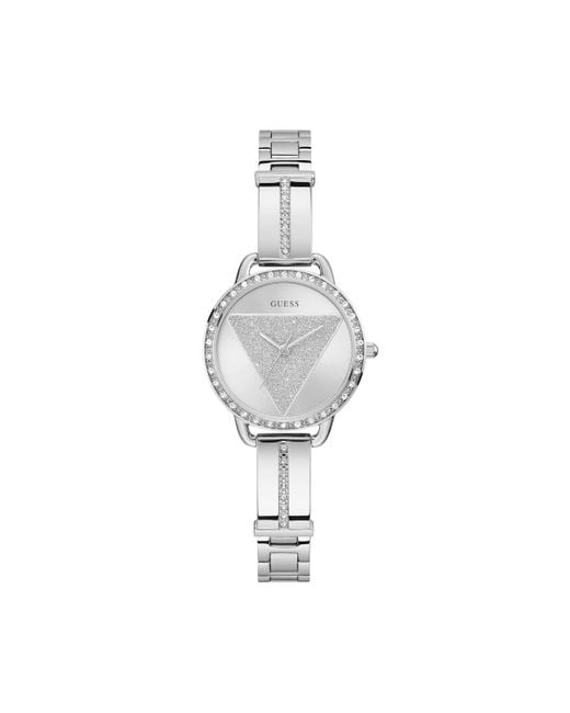 Guess Black Tri Bellini Watch Gw0914L1 Stainless Steel