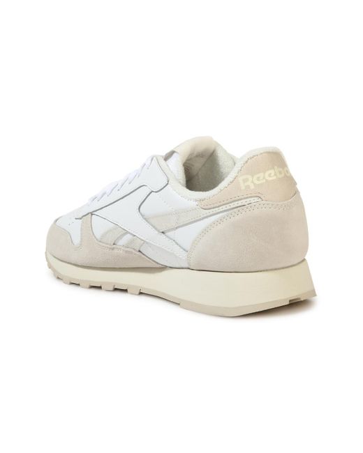Reebok White Classic Leather Sneaker