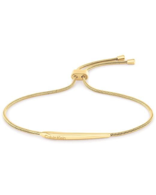 Bracelet en chaîne pour Collection ELONGATED DROPS en Acier inoxidable Calvin Klein en coloris White