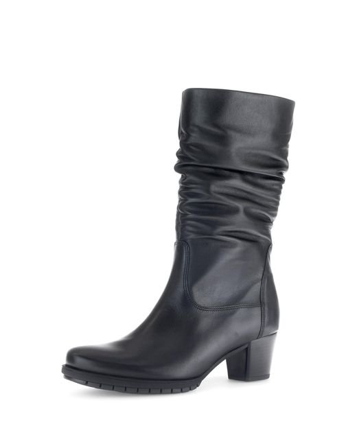 Damen Elegant Klassische Schwarze Stiefeletten Gabor Klassische