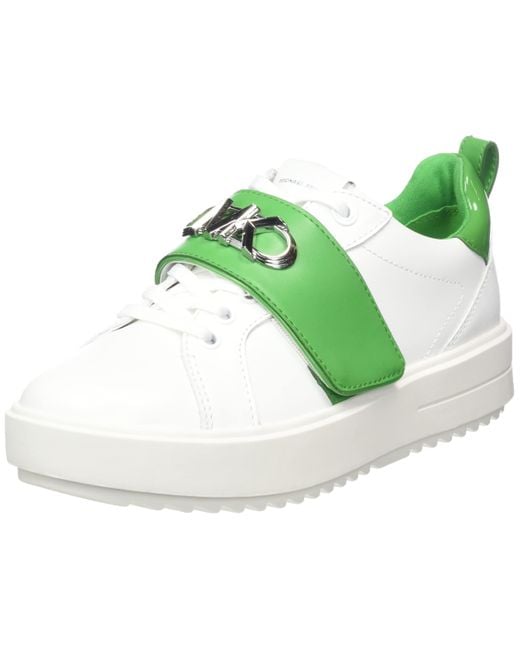 Michael Kors Emmett Strap Lace Up Sneaker in Green