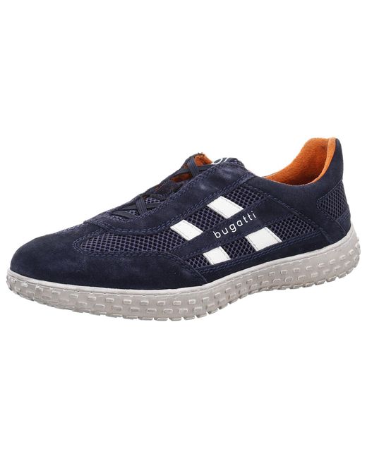 Slipper da uomo Maddy rosso con cambio?Letto e funzione Soft Flex. di Bugatti in Blue