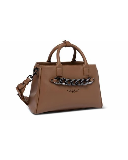 Replay Fw3517 Handbag in Brown | Lyst UK