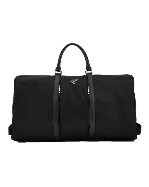Guess Pisa Double Zip Weekender Black für Herren