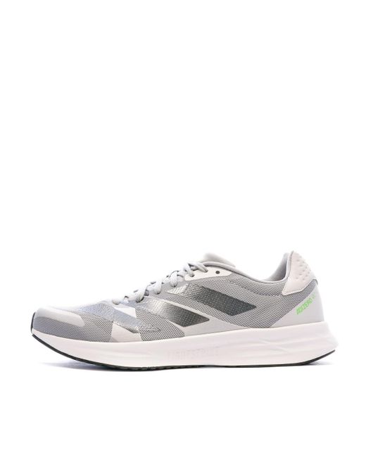 Adidas Schuhe - Stabilität Adizero RC 4 Laufschuh grau in White für Herren