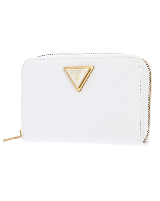 Cosette Zip Around Wallet White Guess