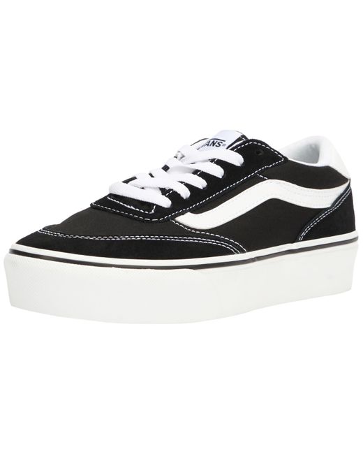 Brooklyn LS Platform di Vans in Black