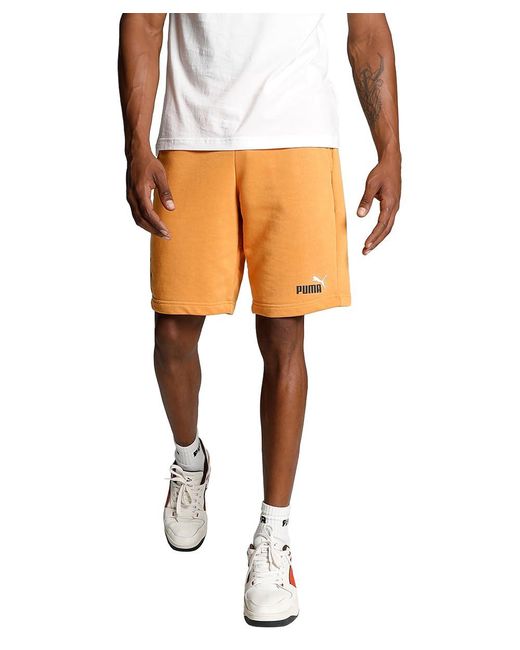 Ess+ Shorts M PUMA pour homme en coloris Orange