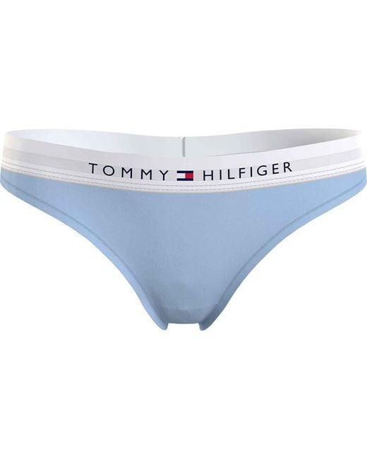 Tommy Hilfiger Blue Thong