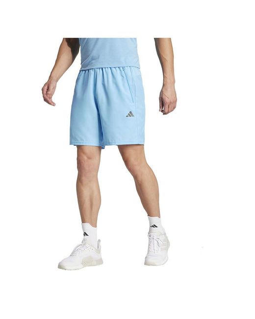 Train Essentials Woven Training Shorts décontracté Adidas pour homme en coloris Blue